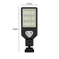 thumbnail image 3 of Luces solares para exteriores, sensor de movimiento, 3 modos, 72 LED, seguridad de pared, para vallas, jardines, patios y puertas., 3 of 8