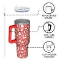 thumbnail image 4 of Red Christmas Deer and Gift Pattern Tumbler with Handle and Lid,40oz Double Wall Vacuum Insulated Tumbler,Cups Gift for Women and Men, 4 of 7