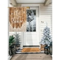 thumbnail image 3 of Let It Snow House flag 28x40 Inch Winter Snowflake Christmas Tree Outside Decorations Rustic Wood Xmas Quotes Burlap Yard Flags Double Sided, 3 of 6