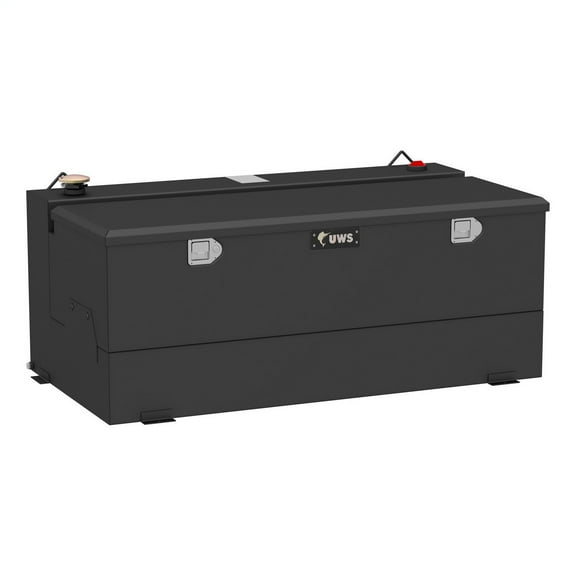 UWS Lockable 62.75 x 25.25 inches Liquid Transfer Tank, Black, 252 lbs