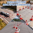 thumbnail image 5 of 12.8 * 12.8 * 26.57inch Safety Cones 12-Pack, High Resilience Elements Cones for Parking Lot & Construction Events, 5 of 6