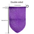 thumbnail image 2 of Zufioo Glitter Purple Print Garden Decoration Flags, Sun-resistant and Wrinkle-resistant Flags, Balcony, Terrace, Garden Decorations, Home Decorations-One Size, 2 of 7