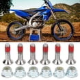 thumbnail image 3 of Kit De Pernos De Rueda Dentada, Kit De Tuercas De Rueda Dentada De Amplia Aplicación Resistente A La Corrosión 6 Piezas Para Motocicletas, 3 of 7
