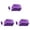 Purple, variant on Tape Dispenser with Cutter Masking Tape Holder with Cutter One Handed Tape Cutter Tool Desktop Wall Mount for Painting Projects Art Creation and Daily Classroom Organization
