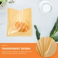 thumbnail image 5 of NICEXMAS 100Pcs Kraft Paper Bread Bags with Clear Window for Bakery and Food Storage, 5 of 7