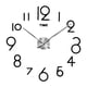 thumbnail image 4 of Reloj de pared con espejo 3D, adhesivo acrílico, gran pantalla para sala de estar, 16 pulgadas, 4 of 5
