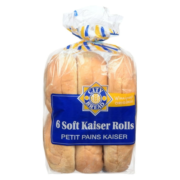 City Bread Gourmet Kaiser Buns 6pk, 450g