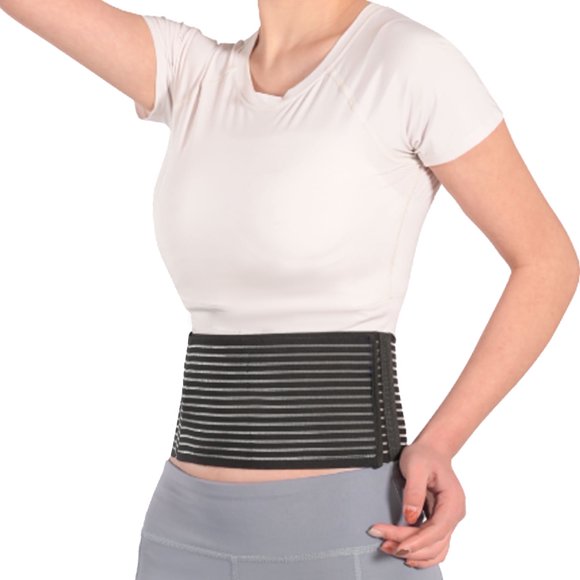 COREBAY Plus Size Men, Women Umbilical Hernia Belt for Adults – Soft Abdominal Binder with Compression Pad – Postpartum & Surgery Support, Adjustable Fit (XXXL, 1 pack)