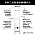 thumbnail image 2 of Lippert 2024044562 RV Bunk Ladder, 2 of 9