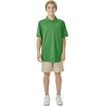 thumbnail image 5 of Classroom School Uniforms Adult Moisture Wicking Polo CR860X, L, SS Kelly Green, 5 of 6
