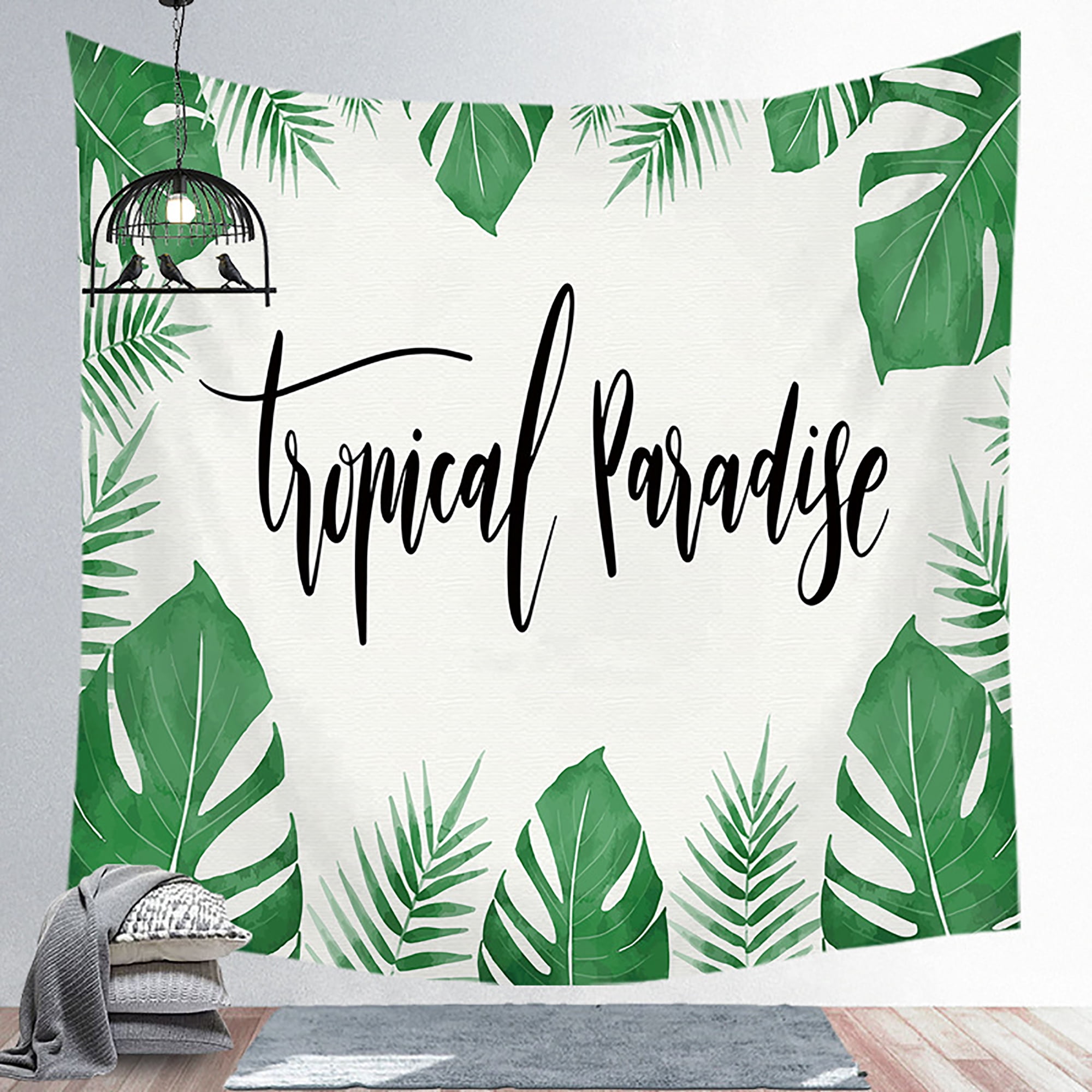 palm leaf tapestry