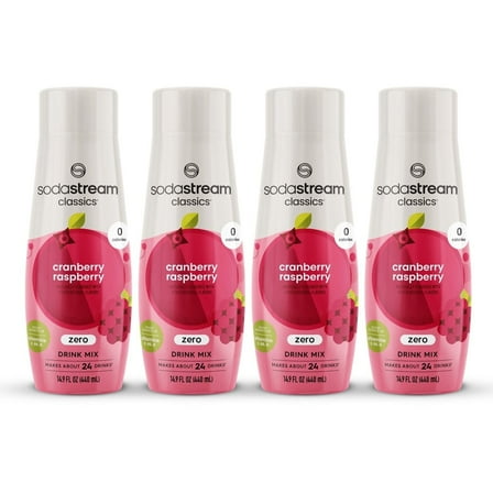 SodaStream® Classics Zero Cranberry Raspberry Drink Mix  4pk