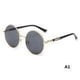 thumbnail image 3 of Gafas De Sol De Metal, Gafas De Sol De Tendencia Retro Gafas De Sol Redondas Gafas De Sol Funcionalidad Inteligente, 3 of 8