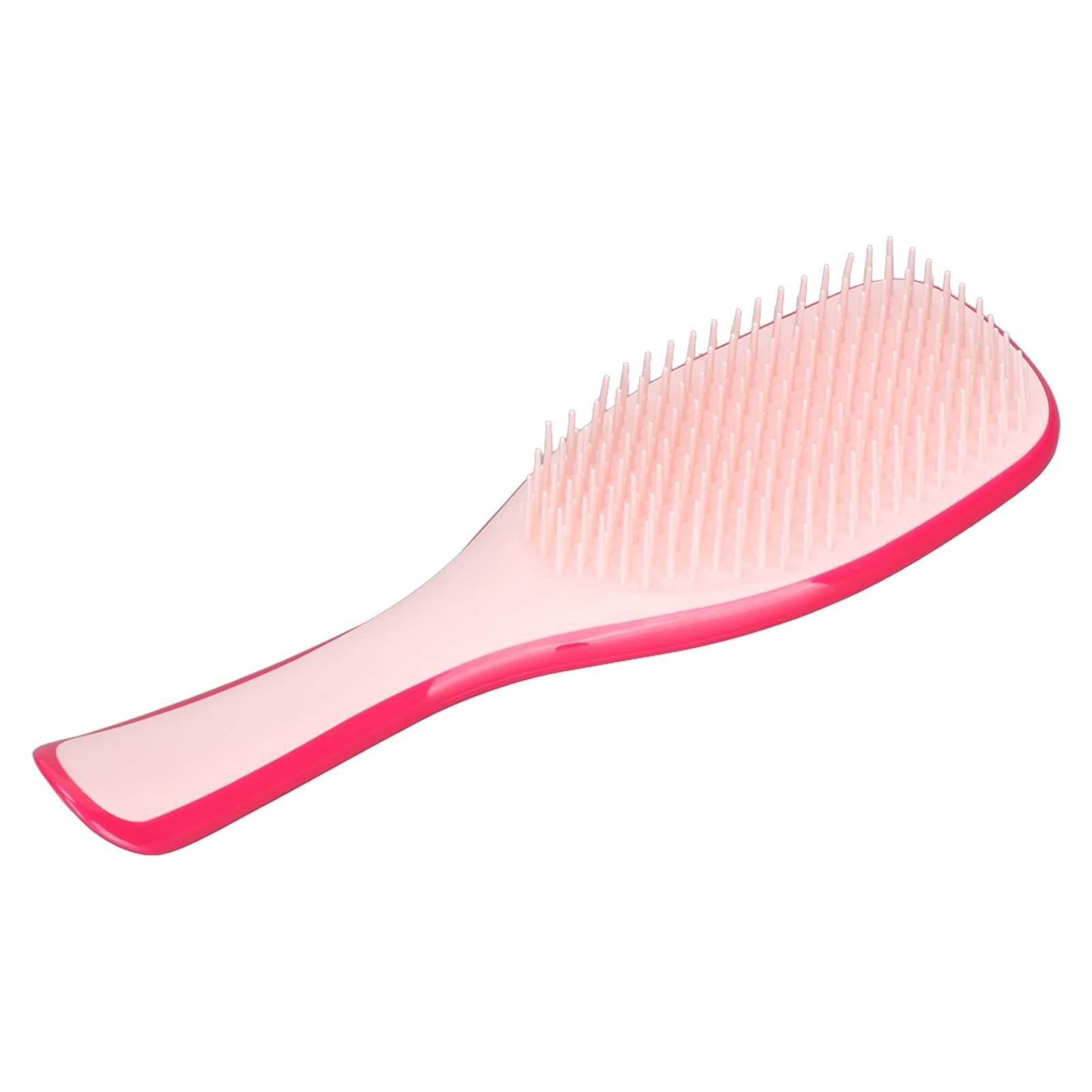 Paddle Brush Hairbrush For Women Curve Brush Hair Brushes Hole Design ABS  Material Lightweight Portable / Stable Handle Hairbrush  For BarbershopsRose Red Pink 