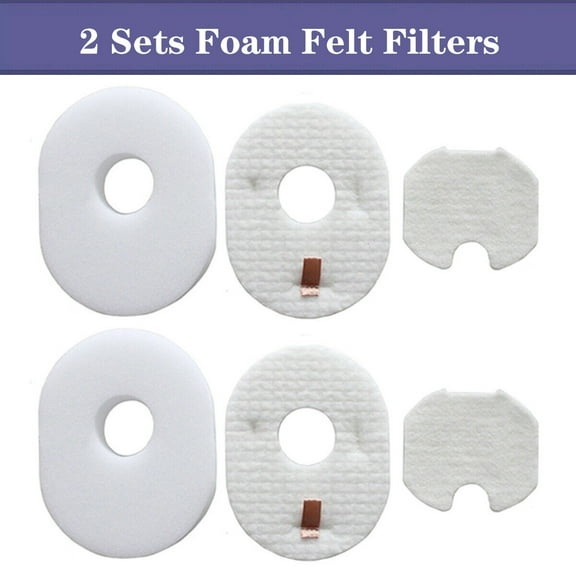 2Set Filters For Shark Rocket HV300 HV301 HV302 HV305 HV310 UV450 Vacuum Cleaner