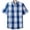 Bright White, variant on Authentics Men's Short Sleeve Classic Shirt, Rosewood Plaid, Large