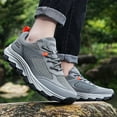 thumbnail image 4 of Mens Sneakers Leather Running Shoes Trainers Sneaker Casual Hiking Shoes, 4 of 8