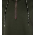thumbnail image 4 of Men's Hooded Quarter Zip Pullover-BLK-Small, 4 of 4