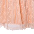 thumbnail image 7 of Little Girls Light Orange Lace Overlaid Long Sleeved Dress 3, 7 of 7