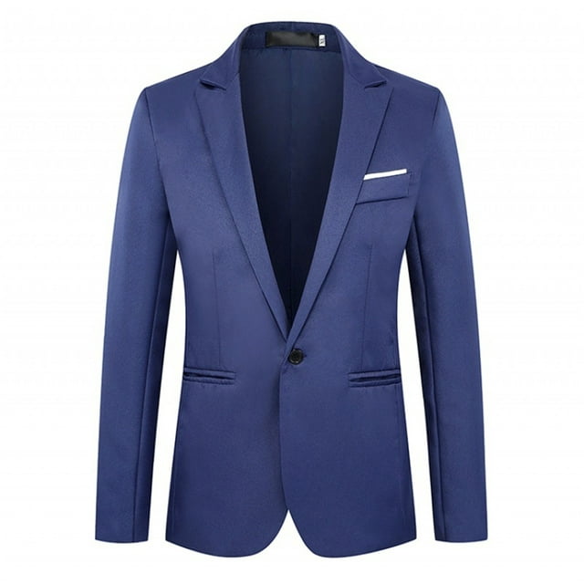 Pedort Mens Sport Coat Blazer Regular Fit Business Casual Suit Men ...