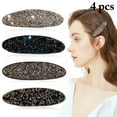 thumbnail image 1 of 4PCS Womens Clip Cheveux Strass Décor Cheveux Épingle Cheveux Barrette Accessoires de Cheveux, 1 of 10