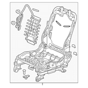 Genuine OE Acura Frame L Front Seat - 81526-TYR-C22
