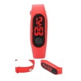 thumbnail image 2 of Reloj Digital Reloj De Pulsera Electrónico Reloj Digital Luminoso Reloj Digital Inteligente Pulsera Reloj Electrónico Luminoso Reloj De Pulsera Elegante De Moda Rojo ANGGREK Otros, 2 of 8
