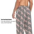 thumbnail image 4 of Top-kevin Soth Devil Plaid Pajama Pants for Men Comfort Sleep Lounge Bottoms Straight-fit with Pockets S-XXL, 4 of 11