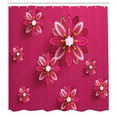 thumbnail image 3 of Ambesonne Floral Shower Curtain, Spring Flowers, 69"Wx75"L, Pink, 3 of 5