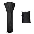 thumbnail image 1 of Black Patio Heater Cover Waterproof Oxford Fabric with Zipper Storage Bag Rainproof Snow Protection, 1 of 7