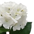 thumbnail image 3 of (3 pack) Mainstays Indoor Artificial Hydrangea Flower Stem, White Color, Assembled Height 24", 3 of 6