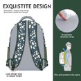 thumbnail image 3 of Sunny Daisy Print Backpack - Waterproof Exterior & Spacious Compartments for School, 3 of 6