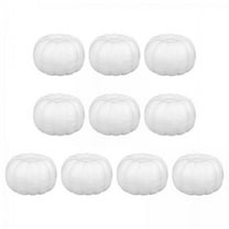yotijay 3x10x White Foam Pumpkins Props Crafts for Halloween School Project Birthday