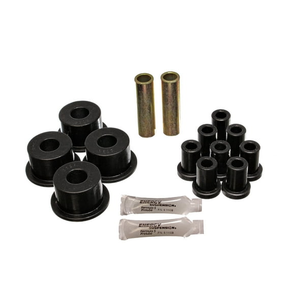 Energy Suspension Spring Bushings - Black Fits select: 1970-1976 PLYMOUTH VALIANT, 1966-1976 DODGE DART