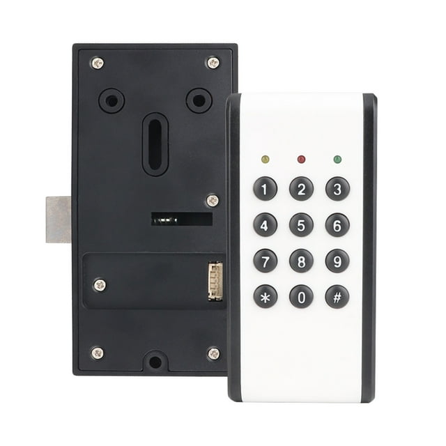 yeacher Touch-Sensitive Digital Drawer Lock for Cabinets, Wardrobes, and Shoe Racks (4*AAA Battery Powered, Batteries Not Included) - ABS Plastic, Dual Mode Security