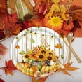 thumbnail image 6 of Linnome Fall Party Supplies Thanksgiving Paper Plates Paper Plates, Napkins, Pumpkin, Autumn, Maple Leaf Pattern for Thanksgiving Harvest Party Decorations, 6 of 6