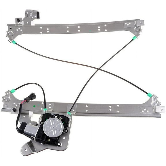 CCIYU Power Window Regulator Replacement fit for 2001-2006 For Chevrolet Silverado 2000-2006 For GMC Yukon Rear Left Drivers Side with Motor Assembly