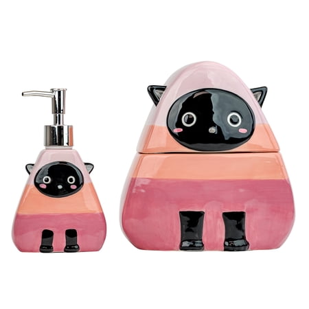 10 Strawberry Street Kitty Corn Counter Set Pink
