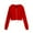 A144-RD2, variant on FYDUU Women's Cropped Zip Up Hoodies Casual Solid Color Long Sleeve Hooded Sweatshirt Coat With Pockets Fashion Tops Fall Outfits PP1