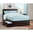 thumbnail image 4 of Nantucket Platform Bed with Flat Panel Foot Board and 2 Urban Bed Drawers, Multiple Sizes, Multiple Colors, 4 of 8