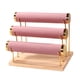 thumbnail image 2 of Soporte para pulseras, organizador de almacenamiento de joyas, decoración elegante, estante de joyería extraíble, Rosa, 2 of 9
