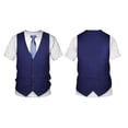 thumbnail image 3 of TSSOE Men's Short Sleeve Funny Shirt Fake Two-Piece Vest Necktie 3D Print Summer New Fashion T-shirt Blue XL, 3 of 4