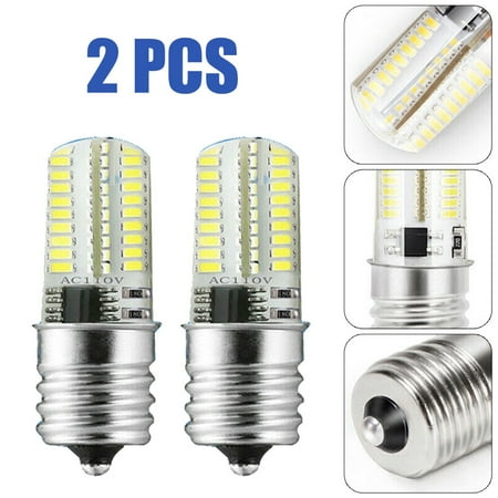 

Cogfs 2 Pcs E17 LED Bulb Microwave Oven Light Dimmable Natural White 6000K Light Quality