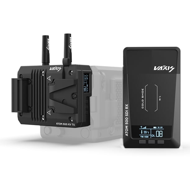 Traje transceptor VAXIS ATOM KV 1080P HDMI Sistema de transmisión de video de imagen inalámbrico Transmisor Receptor SDI/HDMI Loop Out 150m/ 492ft Reemplazo de rango de transmisión VAXIS Traje transceptor