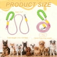 thumbnail image 2 of Uxcell Dog Leash with Padded Hands Free, 6.6ft/2m Adjustable Bungee Dog Training Leash, No Pull Heavy Duty Nylon Rope(Pink), Intended for Large Medium Pet Running/Hiking/Walking, 2 of 7