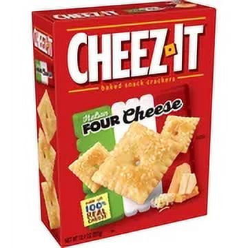 Cheez-It Cheese Crackers Italian Four Cheese 12.4 oz (Pack of 3)