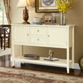 thumbnail image 2 of Costway Sideboard Buffet Table Wooden Console Table w/ Drawers & Cabinets Beige, 2 of 11