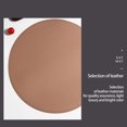 thumbnail image 4 of Faux Leather Placemats round Solid Color Coffee Mats Waterproof Easy Clean Kitchen Table Protectors Dining Room Decor, Ukhbmc | Pink, 4 of 7