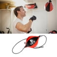 thumbnail image 4 of Saco de boxeo de cuero, saco de boxeo tipo pera, saco de boxeo inflable, saco de velocidad de boxeo de doble extremo, bolas de velocidad para reflejos de entrenamiento, 4 of 4