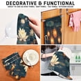 thumbnail image 7 of WOBOGO Kong Ming Lanterns Lotus Pond Kitchen Towel 1 Piece Large Cotton Dishcloth Premium Absorbency Set with Hanging Loop, 7 of 7